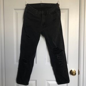 Bluenotes black high rise mom jean size 26